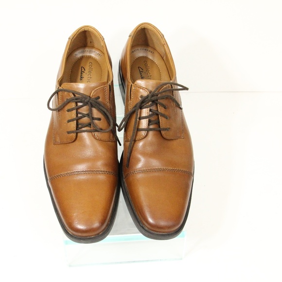 Clarks Collection Dress Shoe Mens Leather Oxford sz 9 Cap Toe main image 9